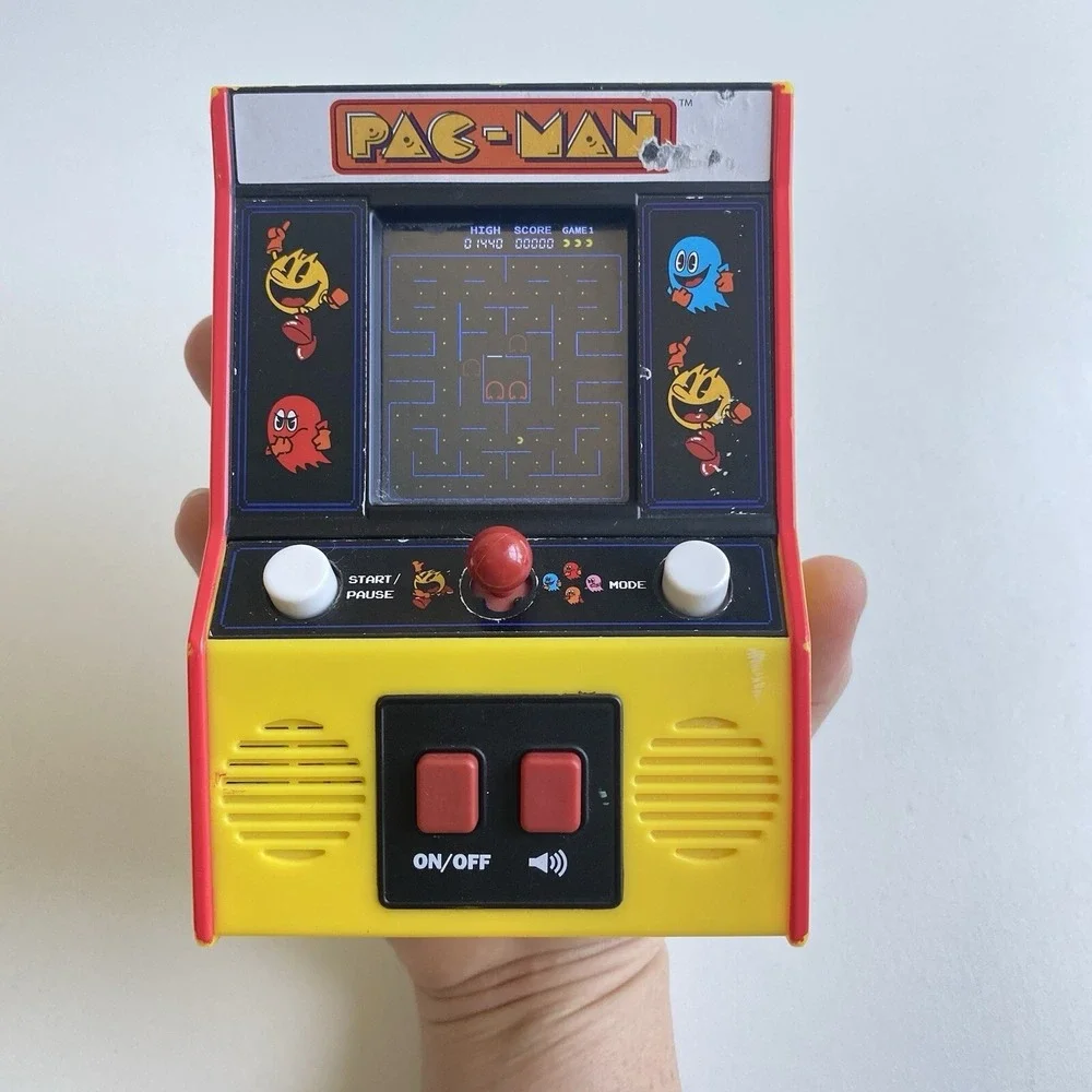 Pac-Man 2019 Retro Mini Arcade Machine Bandai‎ Namco #09562 Tested. Working Game